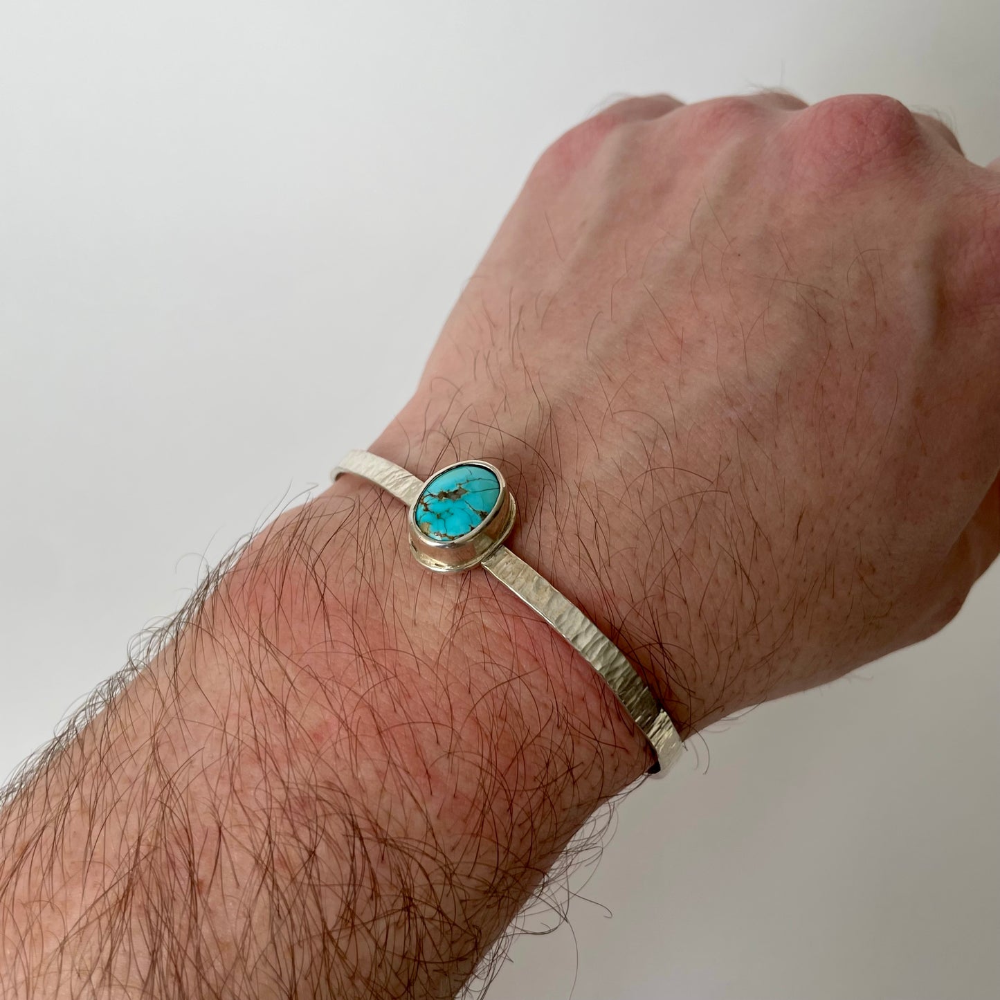 Turquoise Silver Bangle