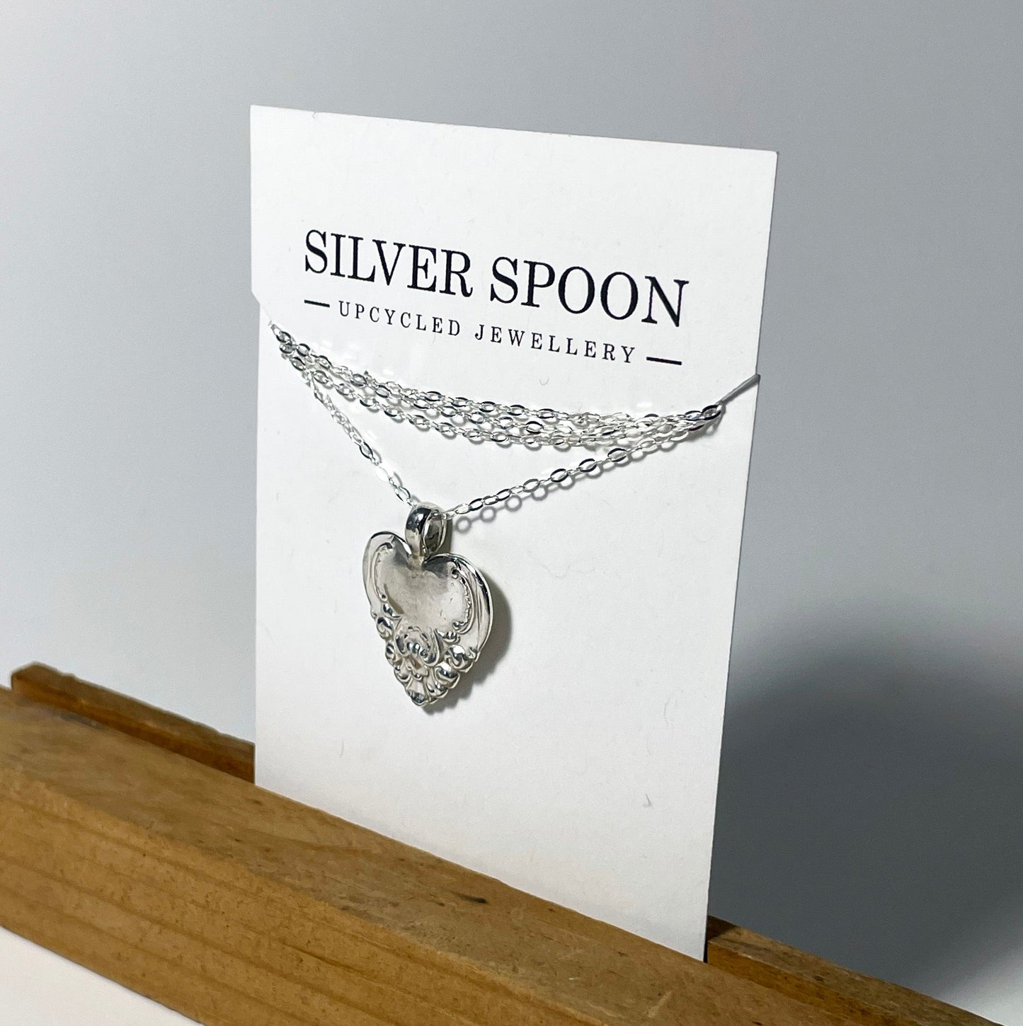 Spoon Handle Heart Necklace