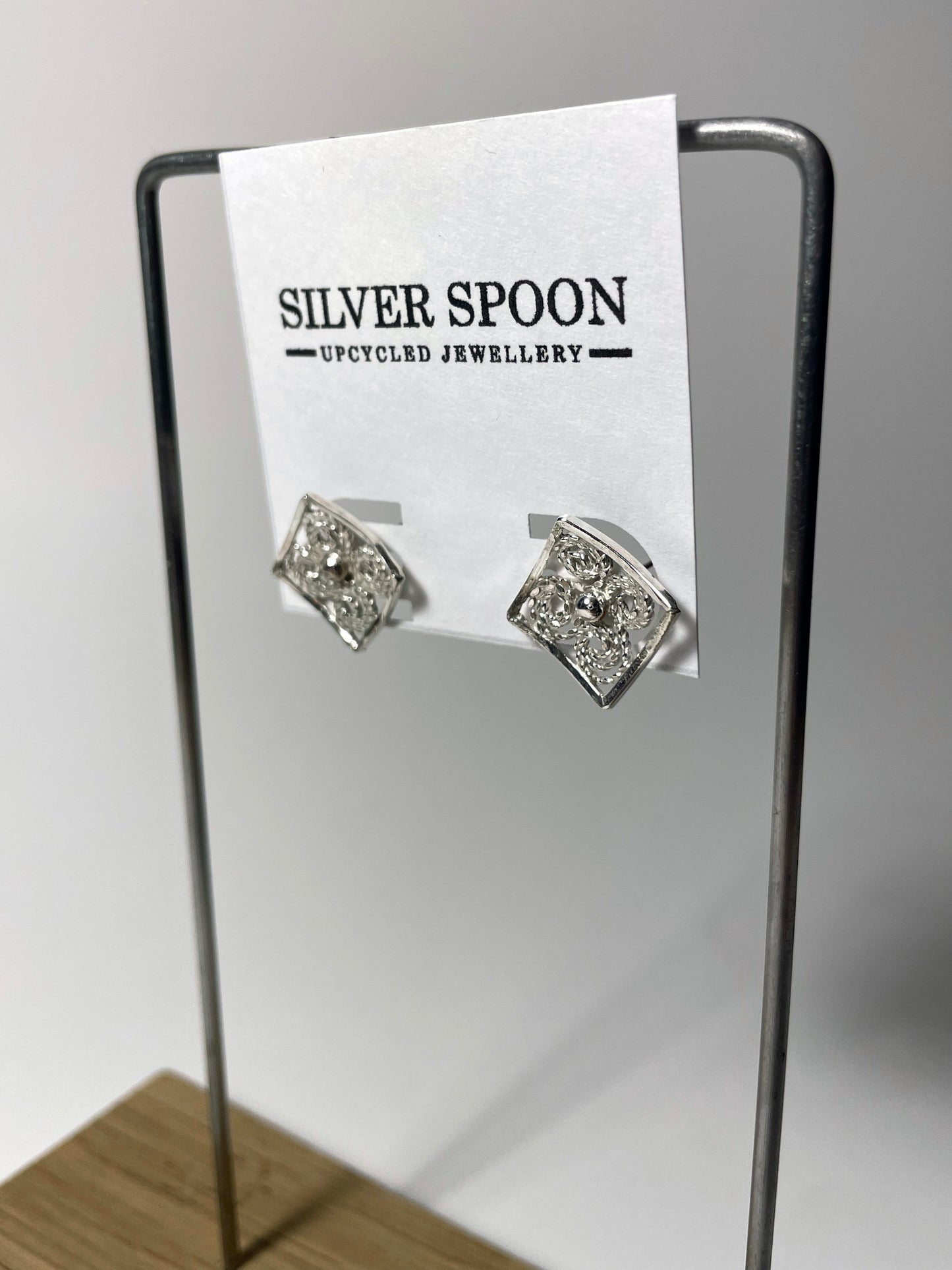 Filigree Post Earrings