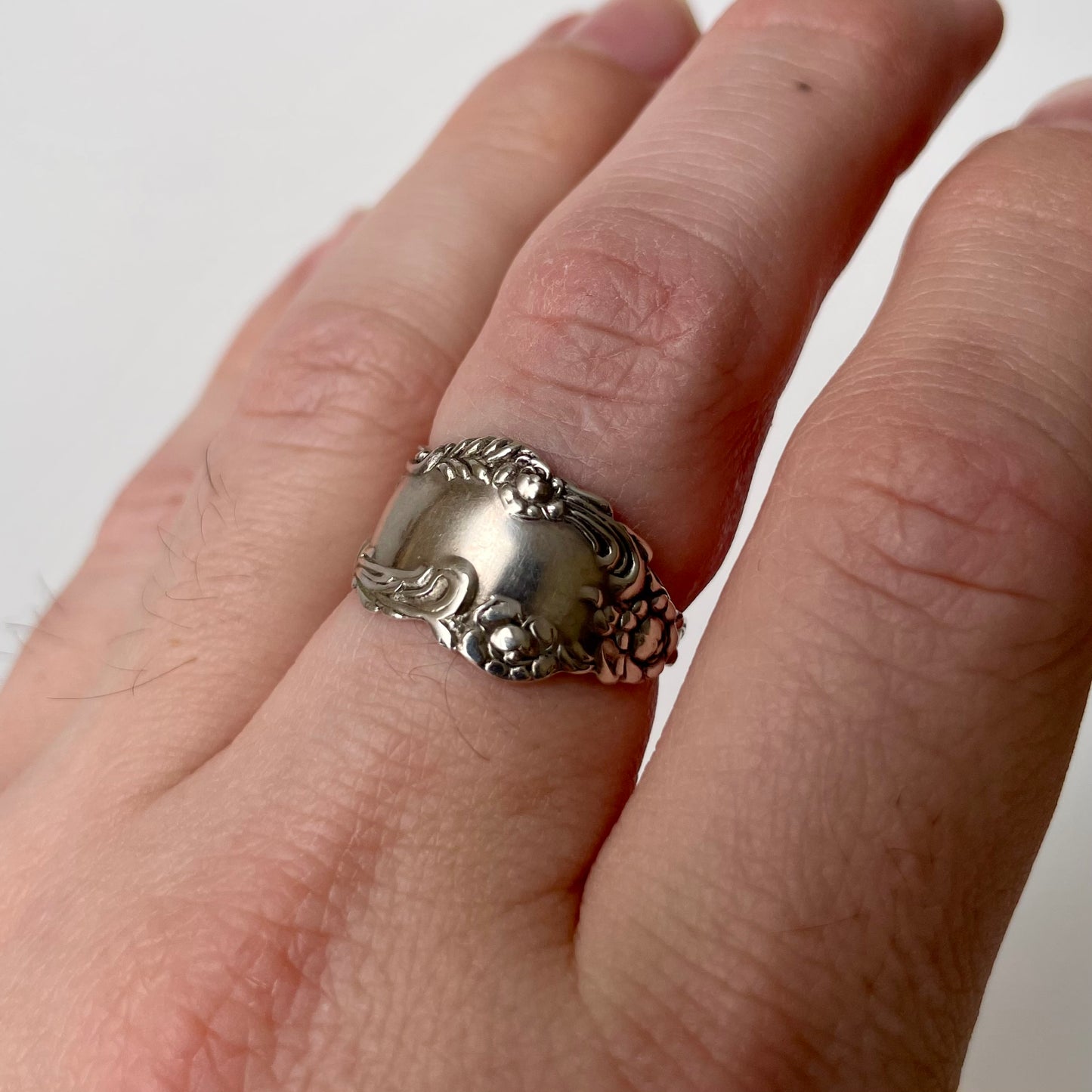 ROF14 Sterling Silver Spoon Band Ring — Roden Brothers Ltd