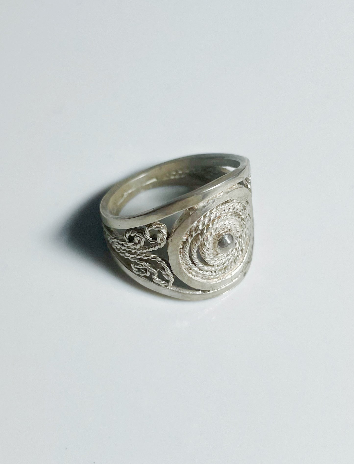 Filigree Sterling Silver Ring