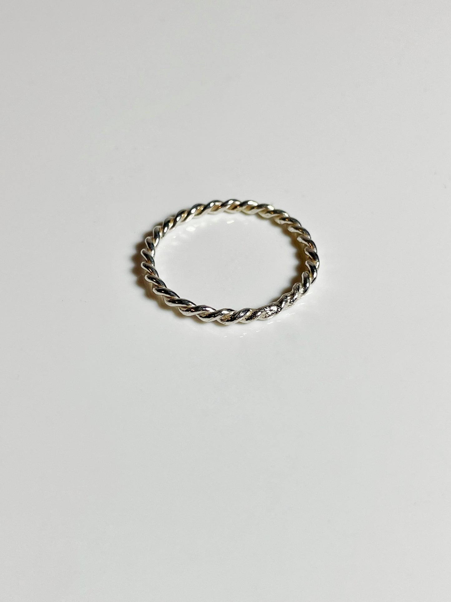 Slim Twist Stacker Ring