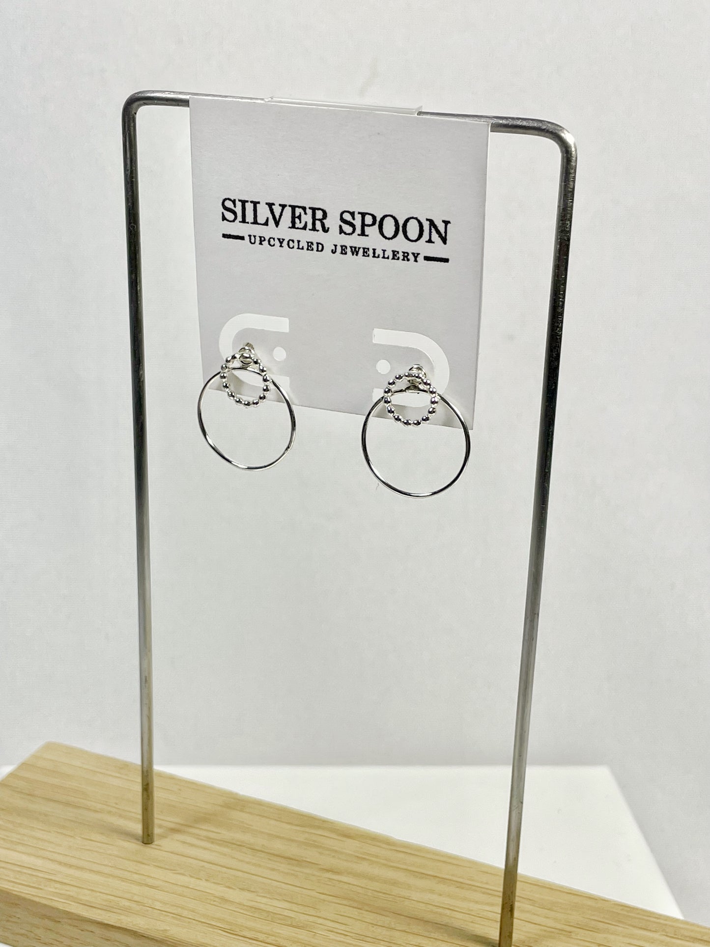 Sterling Circle Earrings