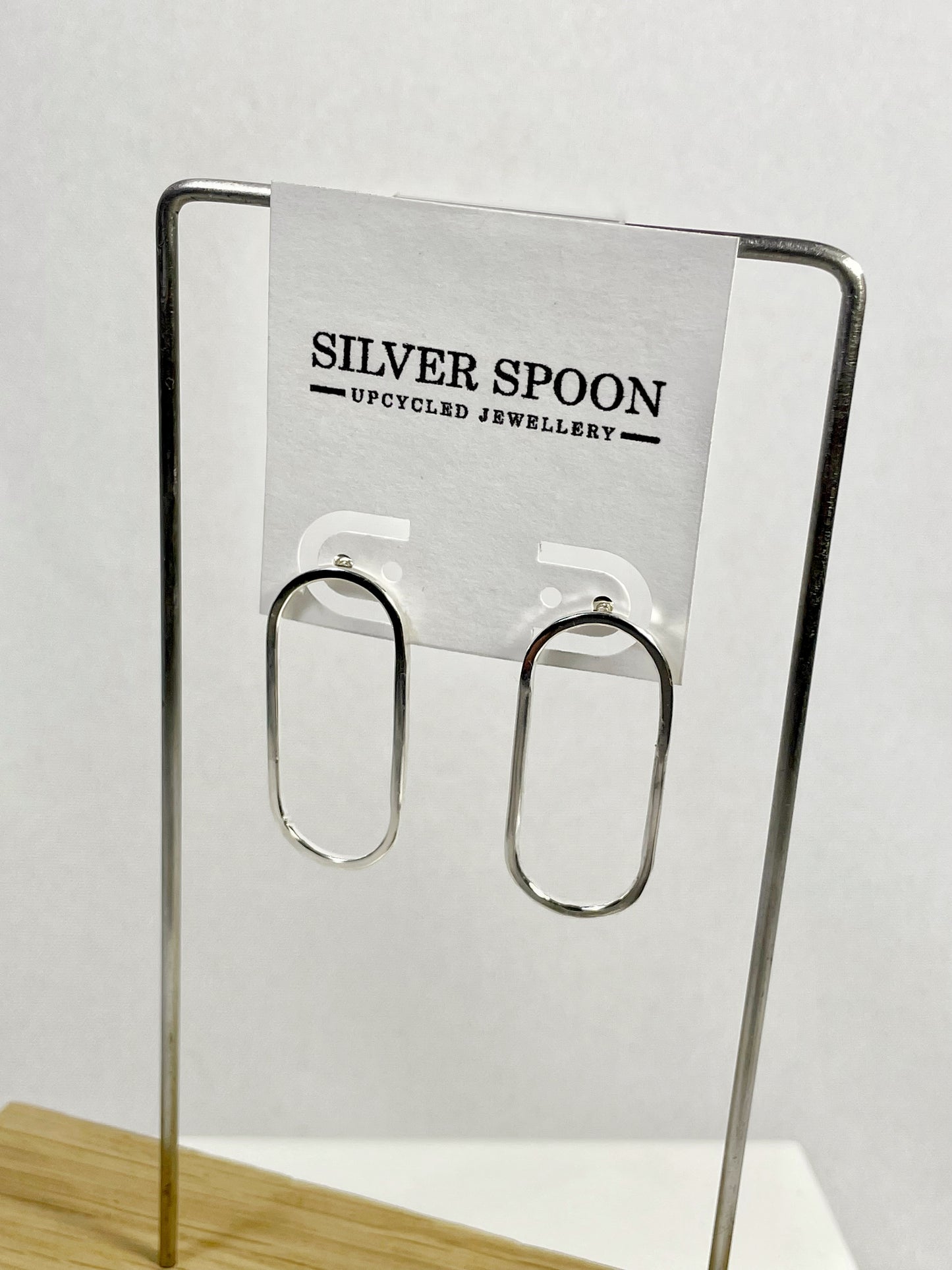 Modernist Oval Earrings