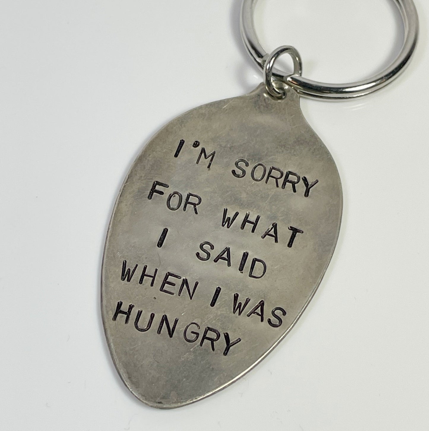 "I'm sorry for what I said when I was hungry"
