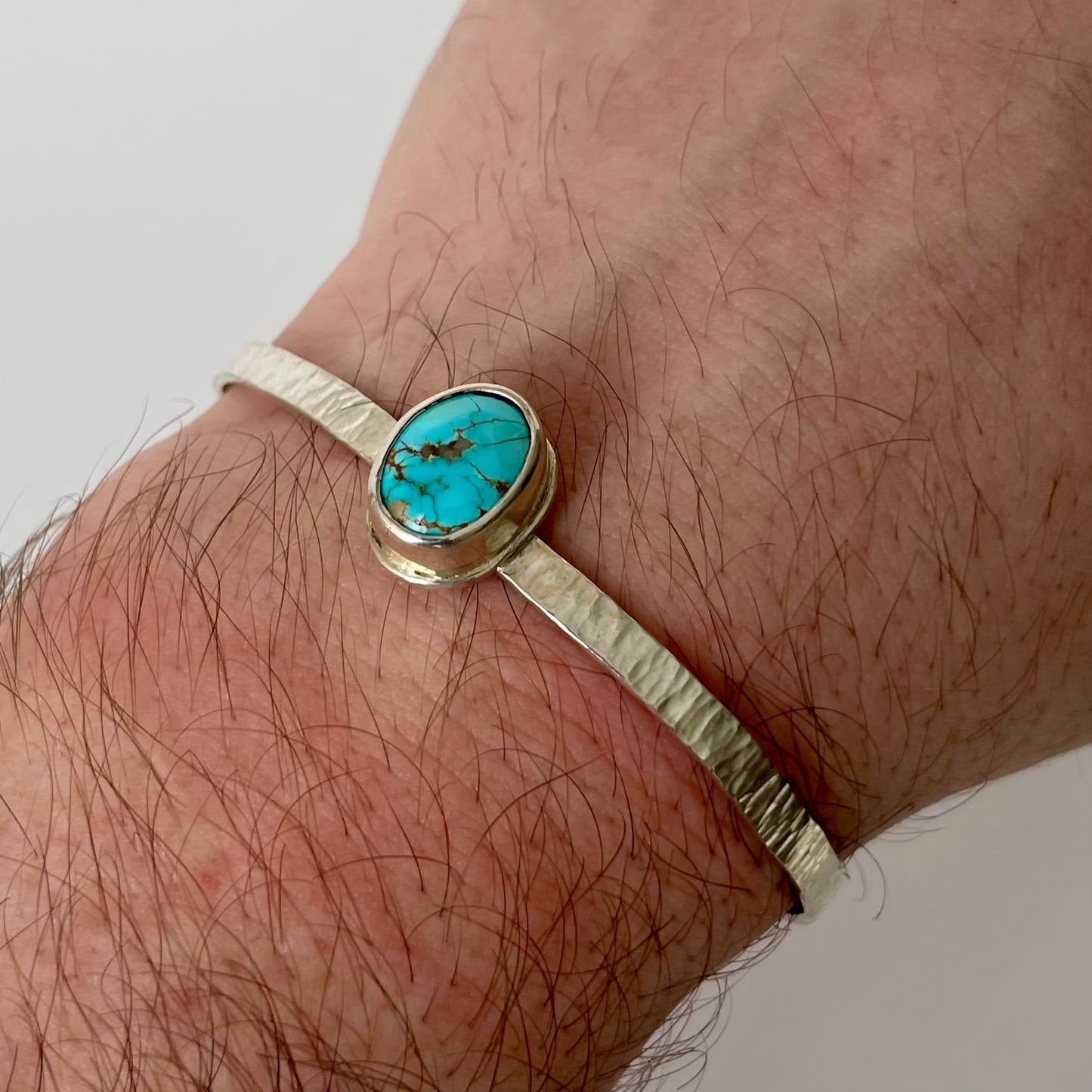 Turquoise Silver Bangle