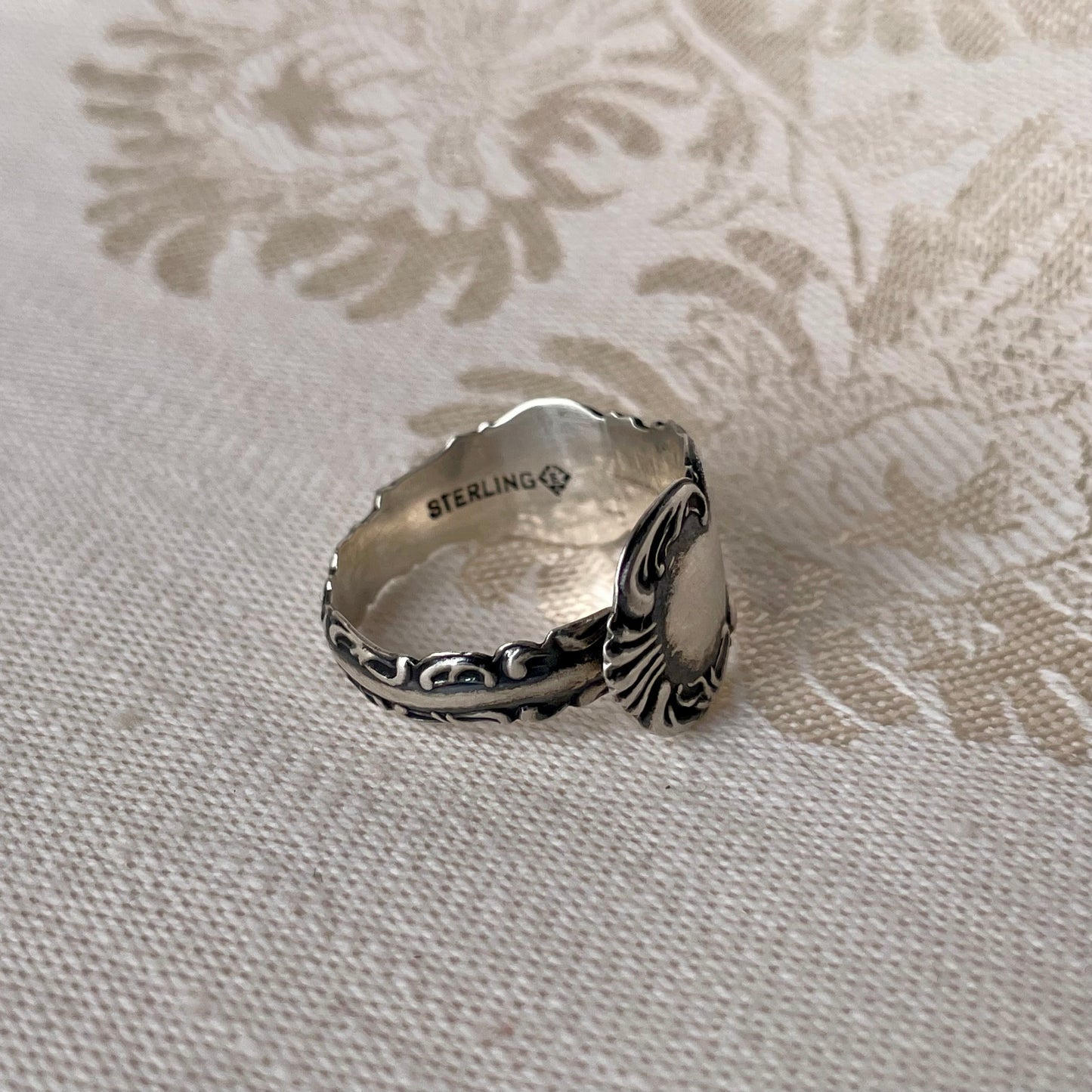 Louis XV Spoon Band Ring