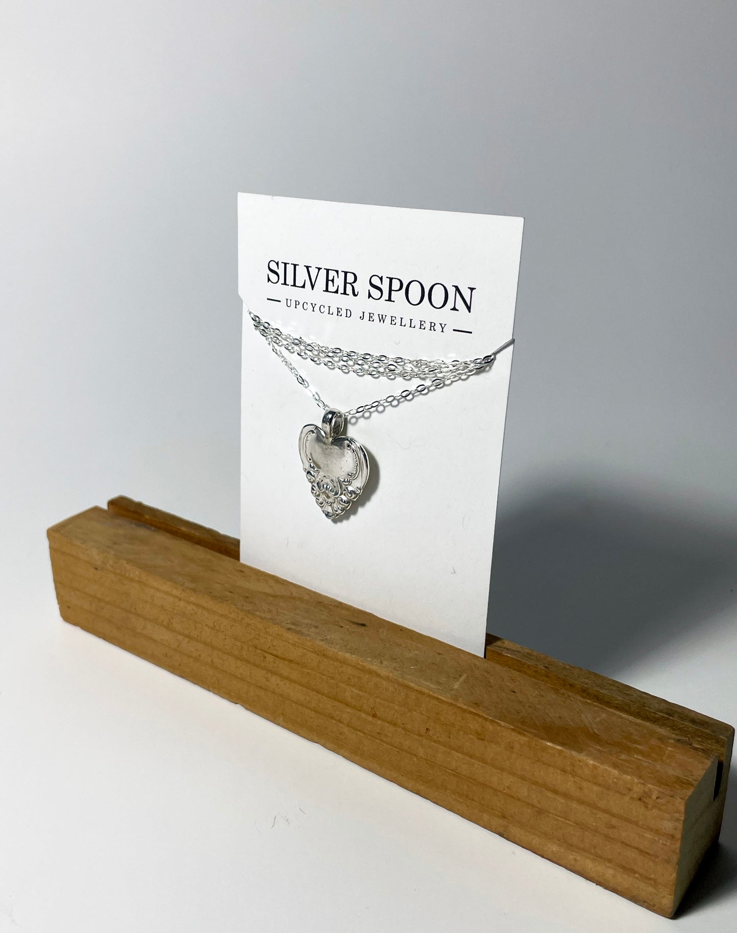 Spoon Handle Heart Necklace