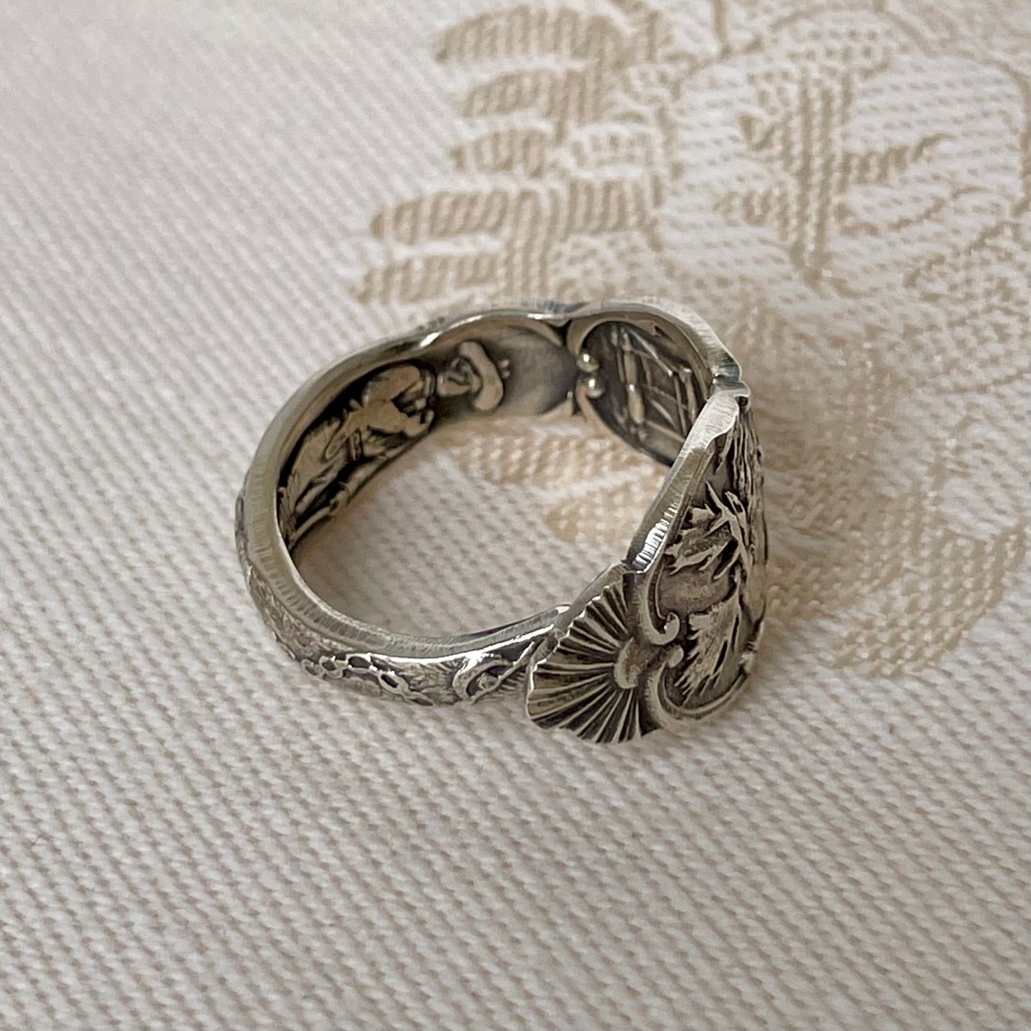 Alaskan Gold Rush Era Souvenir Spoon Ring