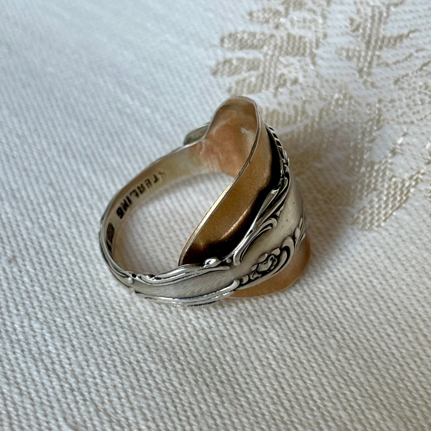 Louis XV Sterling Silver Spoon Ring — Gorham Silver, 1891