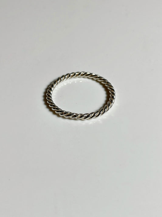 Twisted Wire Stacker Ring