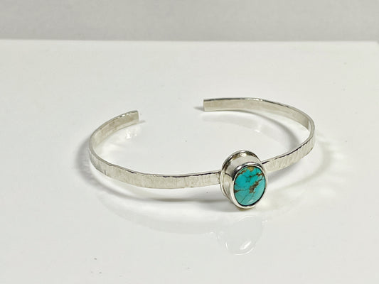 Turquoise Silver Bangle