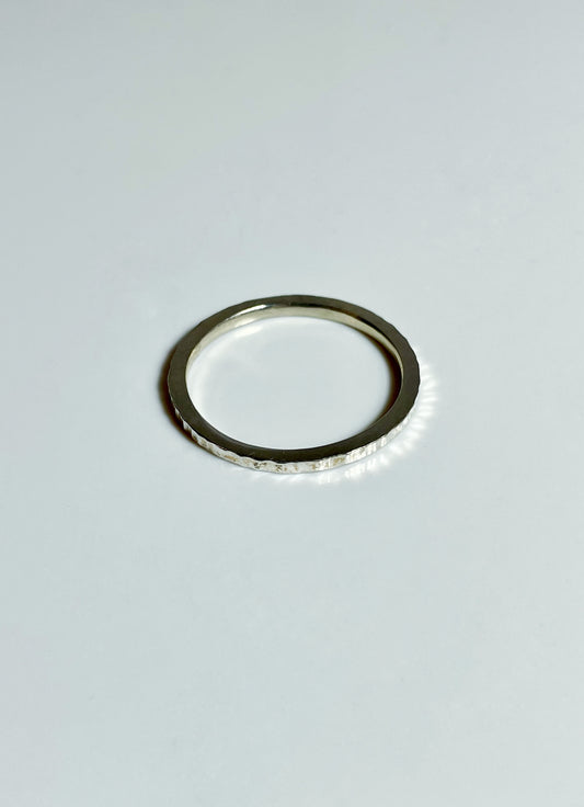 Hammered Texture Spacer Stacking Ring