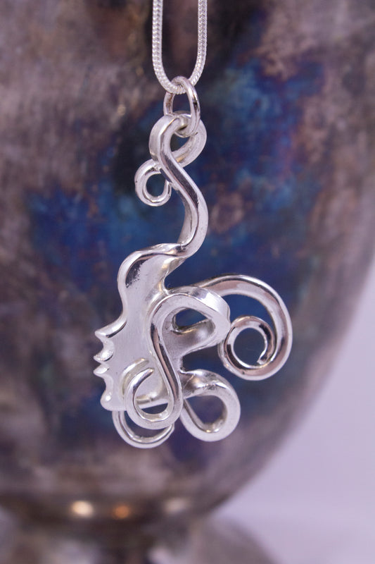 Silver Beauty Fork Necklace