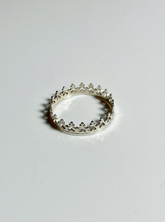Crown Stacker Ring